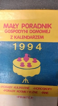 KALENDARZ 1994 ZDZIERAK PORADNIK GOSPODYNI