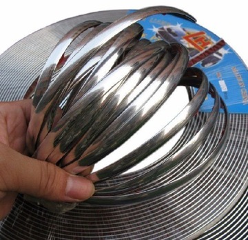 ДЕКОРАТИВНАЯ ПОЛОСКА, ХРОМИРОВАННАЯ ЛЕНТА ХРОМИРОВАННАЯ, 20 ММ НА МЕТР