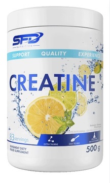 SFD CREATINE 500g KREATYNA MONOHYDRAT SIŁA ENRGIA MASA REGENERACJA TAURYNA