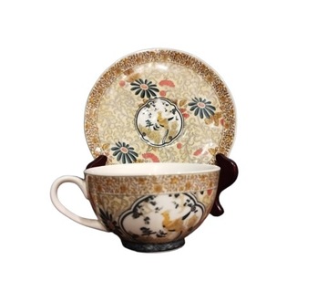 Filiżanka porcelanowa Maroko brąz