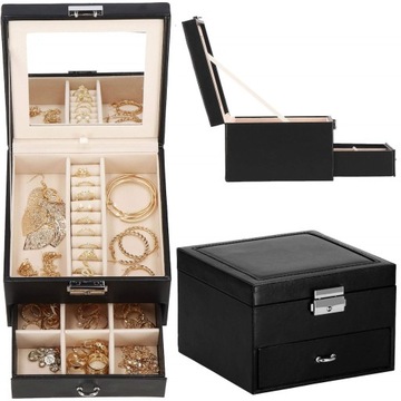 КОРОБКА-ОРГАНИЗАТОР ДЛЯ ЮВЕЛИРНЫХ УКРАШЕНИЙ КОРОБКА ELEGANT BOX XL CASE