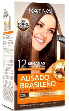 KATIVA KERATYNOWE PROSTOWANIE WŁOSÓW ZESTAW