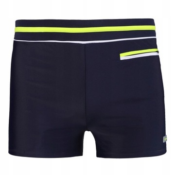 KĄPIELÓWKI MĘSKIE BOKSERKI SZORTY DOPASOWANE Z KIESZONKĄ NA ZAMEK MORAJ L