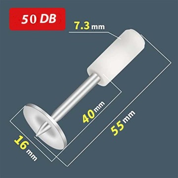 Dollcini, Ручной пистолет для гвоздей NailGun, длина 25 мм, диаметр 16 мм