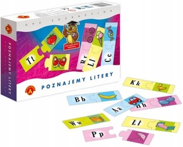 GRA EDUKACYJNA POZNAJEMY LITERY SOWA MĄDRA GŁOWA