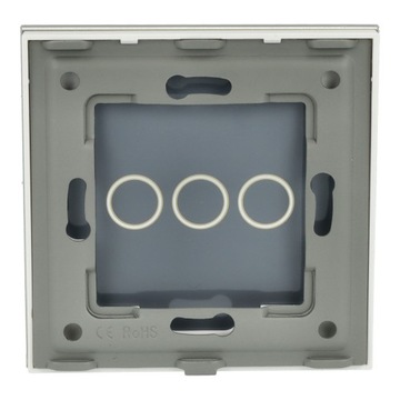 ОДИНАРНАЯ СТЕКЛЯННАЯ ПАНЕЛЬ 3G ЗОЛОТАЯ РАМКА ДЛЯ МОДУЛЕЙ DC SMART SWITCH