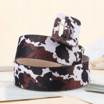 1 шт. поясной ремень женский из искусственной кожи с узором