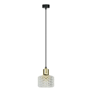 LAMPA SUFITOWA WISZĄCA ABAŻUR KRYSZTAŁ GLAMOUR