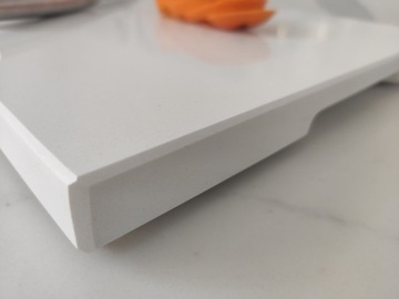 Доска разделочная по камню 50х35х2см БЕЛАЯ