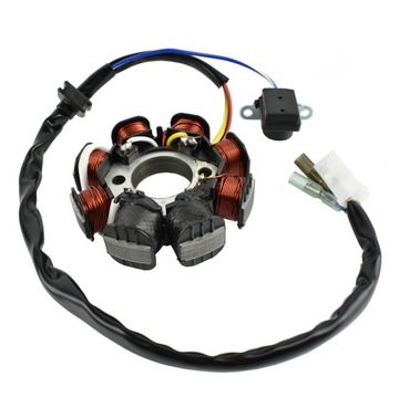 CEWKI ZAPŁON ISKROWNIK STATOR SKUTER GY6 4T 139QMB