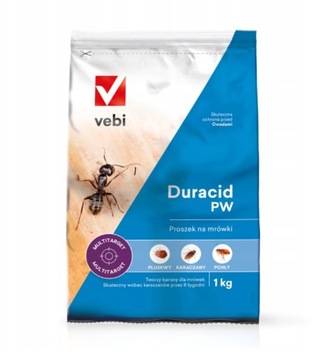 Proszek przeciwko karaluchom, mrówkom, pchłom, pluskwom Vebi 1kg
