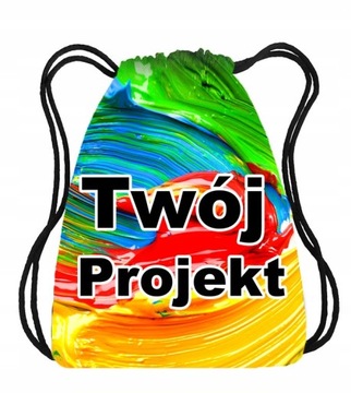 WOREK PLECAK Z WŁASNYM NADRUKIEM 3D ALL PRINT #