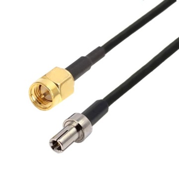 Kabel antenowy TS9 wtyk / SMA wtyk RG174 1 metr v2
