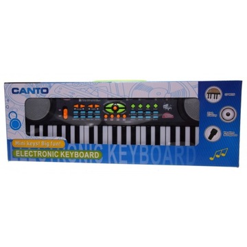 ORGANY PIANINKO KEYBOARD Z MIKROFONEM PIANINO
