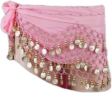 Bellydance танец живота шарф в стиле трайбл для танца живота светло-розовое золото Momet