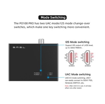 SMSL PO100 PRO Преобразователь цифрового интерфейса