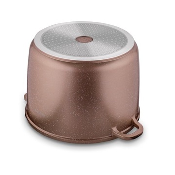 Высокий индукционный горшок с Konighoffer Pollo Rose Gold 10 л 28 см.