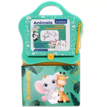 Дошка Магнітна з Книжечка Для Навчання Малюнків Animals Starpak