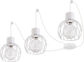SIGMA Nowoczesna lampa LED Luto koło 3 biały mat lampa wisząca podwieszana