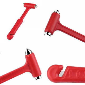 БЕЗОПАСНЫЙ МОЛОТОК ЖИЗНИ 3 В 1 АВТОМОБИЛЬНЫЙ СТЕКЛОБОЙ С НОЖОМ ДЛЯ РЕЗКИ РЕМНЯ