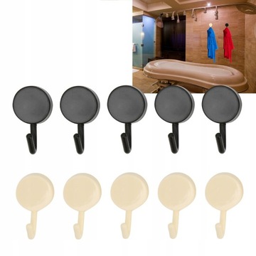 КРЮЧОК НАСТЕННЫЙ САМОКЛЕЯЩИЙСЯ ДЛЯ ПОЛОТЕНЦЕВ 10 ШТ.