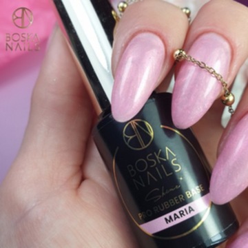 Божественные гвозди Shine Pro Rubber Base Rubber Hybrid Base - Мария - 6 мл