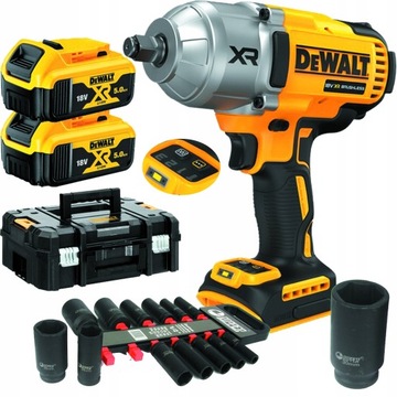 Klucz udarowy 18V 1355Nm DeWALT DCF900P2 + NASADKI