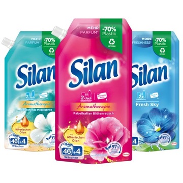 Skoncentrowany płyn do płukania Silan MIX 3 sztuki 154 prania