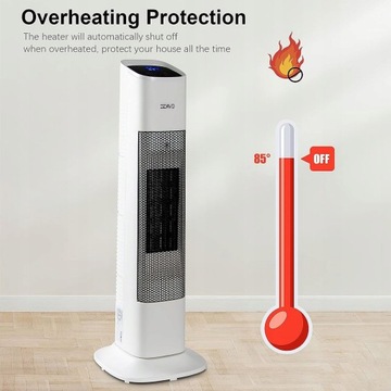 WYDAJNY TERMOWENTYLATOR+ PILOT ZDALNEGO STEROWANIA