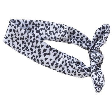 NAME IT Opaska z kokardą 13141781 BLACK bawełna