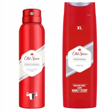 OLD SPICE ORIGINAL ZESTAW DEO SPRAY 150+ŻEL 400ml