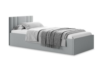 Łóżko tapicerowane Tapczan jednoosobowy hotelowy Ania + stelaż 80/200