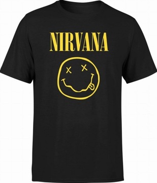 KOSZULKA MĘSKA NIRVANA KURT COBAIN T-SHIRT HIT S