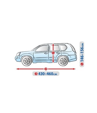 Брезентовый автомобильный чехол на Тойоту РАВ-4
