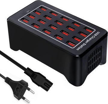 Stacja Ładowania 100W USB 20 Portów