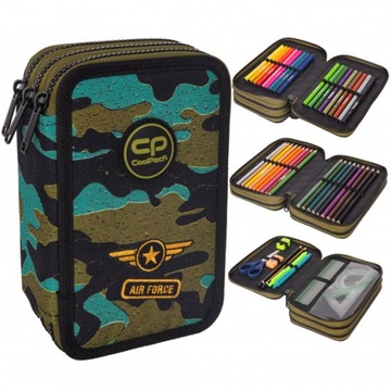 Piórnik 3k wypos. CoolPack JUMPER 3 Air Force MORO
