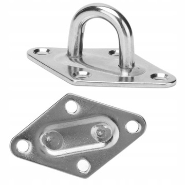 10 шт. пластина с проушиной из нержавеющей стали 316