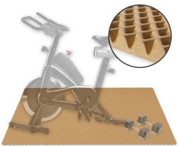 Mata ochronna pod sprzęt FITNESS BIEŻNIE ORBITREK ROWER WIOŚLARZ 135x70