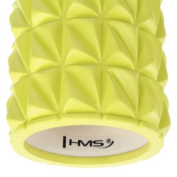 HMS ROLLER Z WYPUSTKAMI DO MASAŻU MIĘŚNI LIMONKOWY 45CM