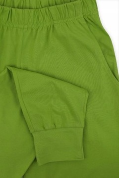 Spodnie piżamowe ze ściągaczem Jasna zieleń XS
