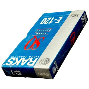 Новая видеокассета VHS RAKS SQ E-120 Super Quality