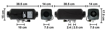 Обогреватель стояночного обогрева 12 В 8 кВт Bluetooth