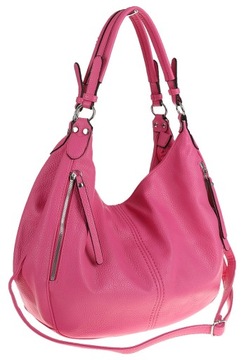 The Grace bags Torebka damska skóra ekologiczna LH2425 Rose red