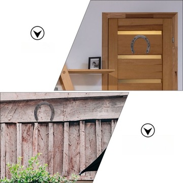 4 SZTUK ŻELAZNA PODKOWA KOŃ CHARMS ŻELAZNA PODKOWA ART DECOR DOSTAWA DOMOWA