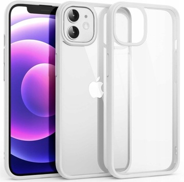 ETUI CASE PRZEŹROCZYSTE IPHONE 12 / 12 PRO - WHITE
