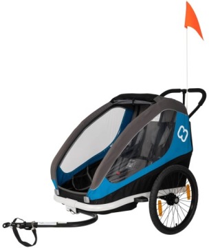 Велосипедный прицеп Hamax Traveller Twin Blue