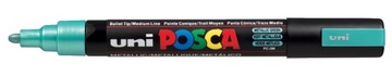 Marker z farbą plakatową Posca PC-5M zielony metal