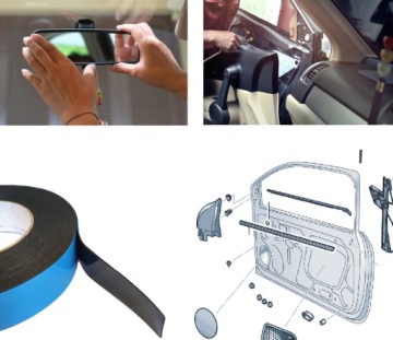 Двусторонний автомобильный скотч 30мм/10м.