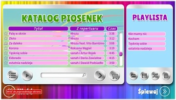 Karaoke dla Dzieci Wesołe Piosenki MIKROFON + MP4