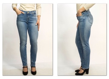 MUSTANG JASMIN SLIM IRIS 412 SPODNIE JEANS W27 L30